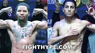 GERVONTA DAVIS VS MARIO BARRIOS WEIGHIN amp FINAL FACE OFF [upl. by Elokyn]