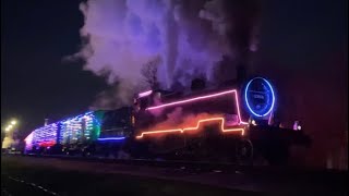 7F 280 Class  53808  Illuminations  Mid Hants Railway  The Watercress Line  Alton  261121 [upl. by Yhtrod]