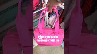 Pack my BEIS mini weekender with me packingtips packingideas minivlog beistravel packwithme [upl. by Maite]