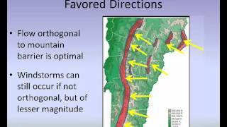 Downslope Windstorms in the Green Mountains Causes and Correlations with Easterly Wind Anomalies [upl. by Esten]