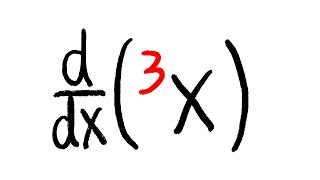 derivative of tetration of x hyperpower [upl. by Tooley]