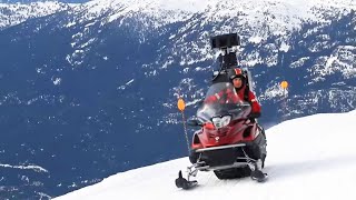 Introducing the Street View snowmobile [upl. by Wareing]