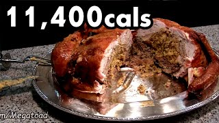 Matt Stonie vs 15lb quotTurduckenquot 11400cals [upl. by Rexferd747]