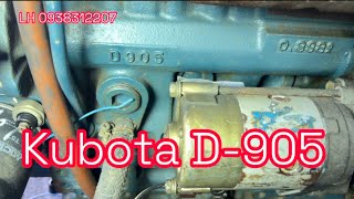 Kubota D905  20hp tua 32003500 rpm  giá 105 triệu  D905  LH 0938212207 [upl. by Yenroc]