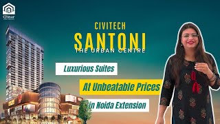 Corporate Suites  Civitek Santoni A Smart Investment Choice in Noida Extension  918505887766 [upl. by Arrad]