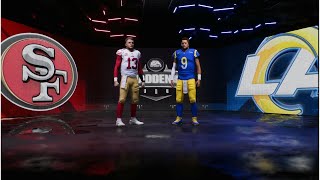 49ers vs Rams  Week 3 Simulation  Madden 25 [upl. by Stearne928]