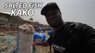 I travelled from Gambia to Senegal to see the process of Authentic salted Fish KAKO in GHANA [upl. by Nnaharas368]