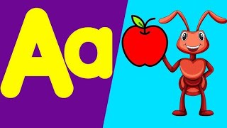 A for ant b for bat c for cock Alphabet song Alphabet abcd video Kids alphabet video Cartoon abc [upl. by Melonie]