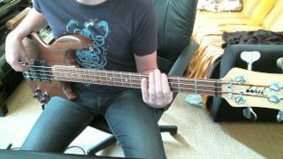 Soundgarden  Outshined Bass Cover [upl. by Jecoa]