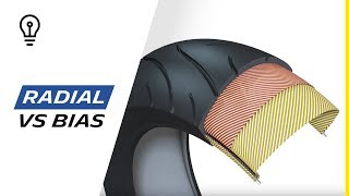 What is the difference between Radial and Bias tires  Michelin [upl. by Rovaert373]