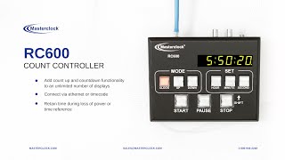 Masterclock RC600 Count Controller [upl. by Ecnarf]