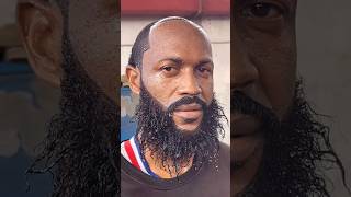 Perfect hair amp beard style for this man ￼beardstyle hairmakeover youtubeshorts [upl. by Trisa]