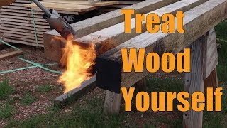 Treat Wood Yourself  How to Treat Wood Against Rot [upl. by Olinde791]