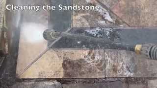 How to Clean Sandstone Pavers [upl. by Katy508]