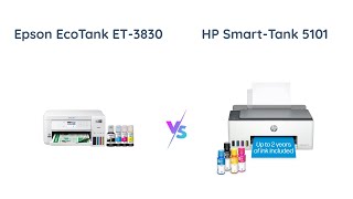 Epson EcoTank ET3830 vs HP SmartTank 5101 Which is Better for Productive Families [upl. by Kentigera]