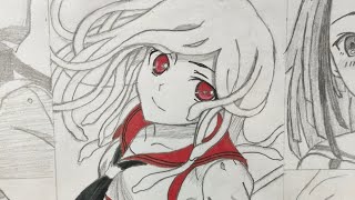 Drawing Sengoku Nadeko Final Form  Monogatari Series Off amp Monster Seasons [upl. by Acitel]