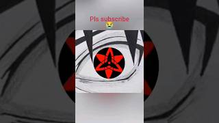 how to draw Sarada have all sharingan short [upl. by Nuahsed]