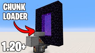 Minecraft Basic Chunk Loader Tutorial 120 Quick And Easy Java Edition [upl. by Dnalevelc]