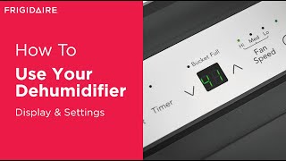 Understanding Your Dehumidifier Display amp Settings [upl. by Annaerda]