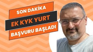 SON DAKÄ°KA KYK YURT EK BASÌ§VURU BAÅLADI YURT BAÅVURUSU NASIL YAPILIR [upl. by Salakcin610]