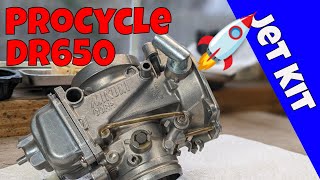 Today I install a ProCycle jet kit on a Suzuki DR650 [upl. by Akinwahs]