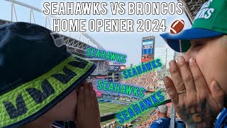 Seahawks vs Broncos week 1 2024 home opener vlog [upl. by Irek]