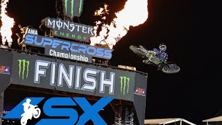 Supercross Round 4 450SX Highlights  Anaheim CA Angel Stadium  Jan 27 2024 [upl. by Laforge992]