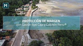 Protección de Margen con Gavión tipo Caja y Colchón Reno®  Playa de Fazendinha Pará I Brasil [upl. by Rufus]