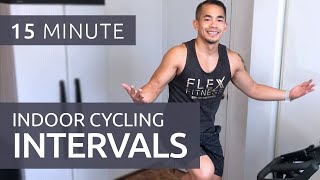 15 Min INDOOR CYCLING Workout with Schwinn IC4 Bike [upl. by Katy]