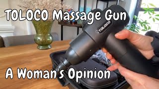 Toloco Massage Gun A Womans Perspective  Honest Review [upl. by Antonietta]