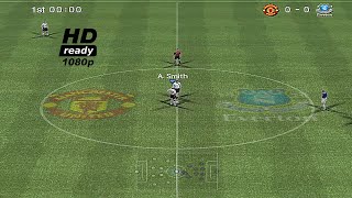 PES 6  Manchester United vs Everton 1080p60fps [upl. by Laryssa]