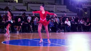 FRA Maria Gogitidze  JIVE  WDSF Solo Youth  Lyon French Open  2024 [upl. by Swinton531]