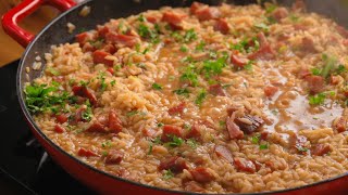 Arroz Carreteiro de Charque  Da terra para a panela [upl. by Jillene]