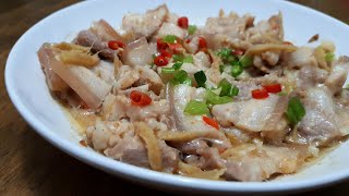 How To Make Steamed Pork Belly With Bean Paste Taucu  DAPUR2020 [upl. by Yenroc]