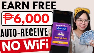 AUTORECEIVE ₱6000 FREE GCASH KINITA KO IN 1 APP  NO WiFi  NO EEFORT  LIVE PAYOUT [upl. by Adler]