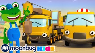 Construction Site Song  Geckos Garage Songs  Childrens Music  Vehicles For Kids [upl. by Solis]