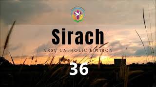 Sirach 36  English Audio Bible  AFCM  NRSV Catholic Edition [upl. by Innad]