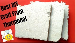 Best DIY craft ideas out of ThermocolHow to Reuse Waste Thermocol Best out of waste [upl. by Htrap]