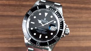 Rolex Submariner Date 16610 Rolex Watch Review [upl. by Atinyl]