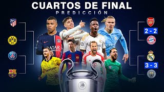 ¿Qué equipos llegarán a las SEMIFINALES  Predicción CHAMPIONS 2024🏆 [upl. by Rednaskela]