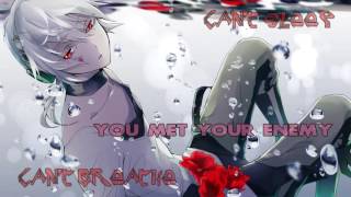 Nightcore  Cant Sleep Cant Breathe Male Version Digital Daggers [upl. by Anihsit]