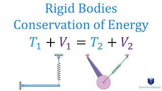 Rigid Bodies Conservation of Energy Dynamics Learn to solve any question [upl. by Fredella937]