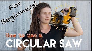 How To Use A Circular Saw For Beginners— Power Tools Made Easy 3 [upl. by Matusow]