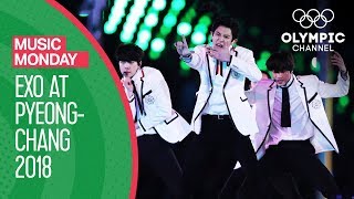 EXO at the Winter Olympics  FULL Performance  PyeongChang 2018 Closing Ceremony  Music Monday [upl. by Ibbison152]