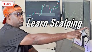 Learn Scalping In 10 Minutes  Live Scalping Included [upl. by Nimoynib]