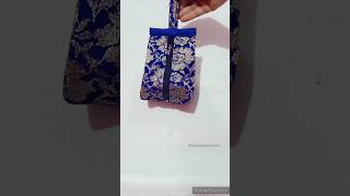 easy sewing quite fabric pouch  bag waste diy ytshorts shorts reuse old [upl. by Ennairac163]