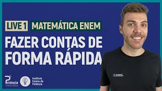 Faça contas MUITO MAIS RÁPIDO com essas técnicas  AULA 1  MATEMÁTICA ENEM [upl. by Akisey997]