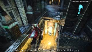 Castlevania Lords of Shadow 2  All Collectibles  Downtown Gems Pile MemorialShrine [upl. by Anawed]