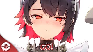 Nightcore  GO Lyrics [upl. by Ynahpit]