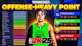 OFFENSEHEAVY POINT BUILD is BACK on NBA 2K25 NEW quotDEMIGOD PGquot is the BEST BUILD in the GAME [upl. by Ayahs]